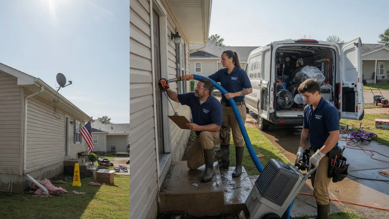 Ceiling Water Damage Restoration in Waterfall, PA near me